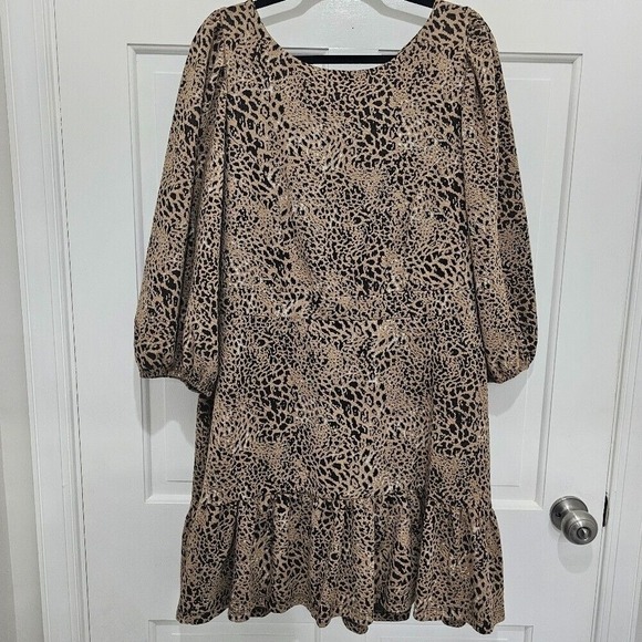Anthropologie Maeve Knit Cut-Out‎ Mini Dress Size 20W - Picture 5 of 16